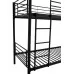 Кровать HALMAR BUNKY 90 двухъярусная, черный