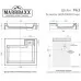 Раковина Marrbaxx Шарм V63D1 60x50 белый