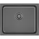Кухонная мойка Paulmark Vista 54 Uni PM305444-GM 54x44 вороненая сталь