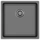 Кухонная мойка Paulmark Vista 44 Uni PM304444-GM 44x44 вороненая сталь
