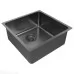 Кухонная мойка Paulmark Vista 44 Uni PM304444-GM 44x44 вороненая сталь