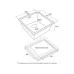 Кухонная мойка Paulmark Vista 44 Uni PM304444-LG 44x44 светлое золото