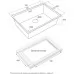 Кухонная мойка Paulmark Vista 74 Uni PM307444-LG 74x44 светлое золото