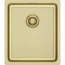 Кухонная мойка Paulmark Vista 38 PM904438-LG 38x44 светлое золото
