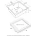 Кухонная мойка Paulmark Vista 48 Uni PM304844-LG 48x44 светлое золото