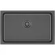 Кухонная мойка Paulmark Vista 74 Uni PM307444-GM 74x44 вороненая сталь