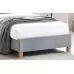 Кровать SIGNAL SIERRA Velvet tap. 150 серый/дуб, 90/200