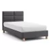 Кровать SIGNAL SIERRA Velvet tap. 150 серый/дуб, 90/200