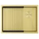 Кухонная мойка Paulmark Next-Pro 58 Uni PM705845-LG 58x45 светлое золото
