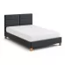 Кровать SIGNAL SIERRA VELVET TAP.150 серый/дуб, 120/200