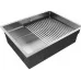 Кухонная мойка Paulmark Next-Pro 58 Uni PM705845-BS 58x45 нержавеющая сталь