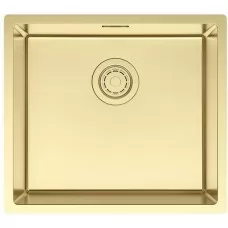 Кухонная мойка Paulmark Lassan 49 UNI LA49-LG 49x44 золото/светлое золото