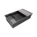 Кухонная мойка Paulmark Next-Multi Sink 74 Uni PM787445-GM 74x45 черный/вороненая сталь