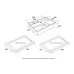 Кухонная мойка Paulmark Next-Multi Sink 58 Uni PM785845-BS 58x45 матовый хром/брашированная нержавеющая сталь