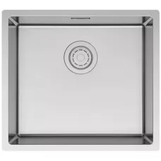 Кухонная мойка Paulmark Lassan 49 UNI LA49-BS 49x44 стальной/брашированная сталь