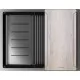 Кухонная мойка Paulmark Next-Multi Sink 58 Uni PM785845-GM 58x45 черный/вороненая сталь