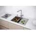 Кухонная мойка Paulmark Next-Multi Sink 58 Uni PM785845-BS 58x45 матовый хром/брашированная нержавеющая сталь