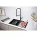 Кухонная мойка Paulmark Next-Multi Sink 74 Uni PM787445-GM 74x45 черный/вороненая сталь