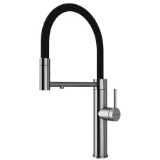 Смеситель для кухни под фильтр Paulmark Ganymede Ga213199-BS брашированная сталь