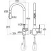 Смеситель для кухни под фильтр Paulmark Universal Un213880-WH белый