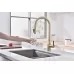 Смеситель для кухни под фильтр Paulmark Universal Un213880-LG брашированное золото