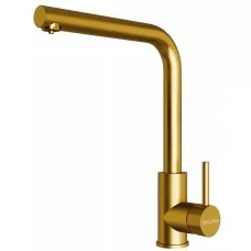 Смеситель для кухни под фильтр Paulmark Twin Tw213622-BG брашированное золото  