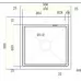 Кухонная мойка Blantek FS-5050S Brushed ECO нержавеющая сталь