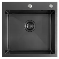 Кухонная мойка Blantek FS-5050B Nano Black ECO вороненая ста..