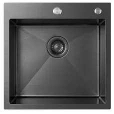 Кухонная мойка Blantek FS-5050HN Honeycomb Nano Black ECO во..