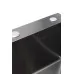 Кухонная мойка Blantek FS-5050HN Honeycomb Nano Black ECO вороненая сталь