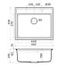Кухонная мойка Omoikiri Daisen 51-BL Artgranit