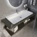 Умывальник Madera Solo 4680173710454 100x45 белый глянцевый
