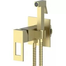 Смеситель с гигиенической лейкой Vivi Felice 0710 ORO OPACO золотой матовый
