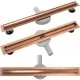 Душевой трап Rea Neo Slim Pro BRUSHED COPPER G0650 медный матовый