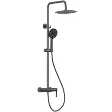 Душевая система Gid Aira L020-GM-ND3 вороненая сталь