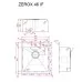 Кухонная мойка ZORG ZEROX 46 IF PVD GOLD