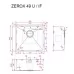 Кухонная мойка ZORG ZEROX 49 U / IF ZURINOX STEEL