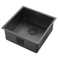 Кухонная мойка ZORG ZEROX 44 U / IF ZURINOX PVD GUNBLACK
