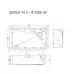 Кухонная мойка ZORG ZEROX 74 U / IF SIDE SF STEEL