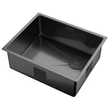 Кухонная мойка ZORG ZEROX 54 U / IF SIDE SF PVD GUNBLACK