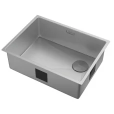 Кухонная мойка ZORG ZEROX 59 U / IF SIDE SF ZURINOX STEEL