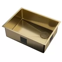 Кухонная мойка ZORG ZEROX 59 U / IF SIDE SF PVD GOLD