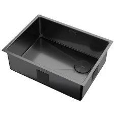Кухонная мойка ZORG ZEROX 59 U / IF SIDE SF PVD GUNBLACK