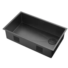 Кухонная мойка ZORG ZEROX 74 U / IF SIDE SF ZURINOX PVD GUNBLACK