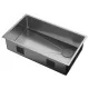 Кухонная мойка ZORG ZEROX 74 U / IF SIDE SF STEEL