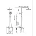 Душевая система Vincea Cube VSFS-1C1BC брашированная медь