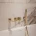 Смеситель для ванны Vincea Dice VBTW-6D1BG брашированное золото