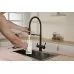 Смеситель для кухни под фильтр Vincea VKF-120MB черный матовый