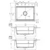 Кухонная мойка Deante Magnetic ZRM_N10A 56x52 