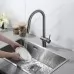 Смеситель для кухни Frap F60807-9 оружейная сталь